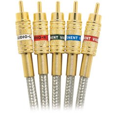 Component Video and Stereo Cable