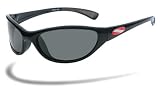 Belize Sunglasses - Black Frame with Polarized Smoke Lenses