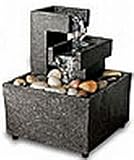 Sarah Peyton Home - Cordless Meditation Fountain - Cut Stone Waterfall