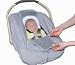 Jolly Jumper Sneak a Peek Sneak-a-Peek Infant Carseat Cover Deluxe Gray