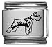 schnauzer4 - Clearly Charming Schnauzer Laser Italian Charm