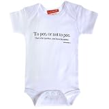 To Pee or not to Pee that is the ? Onesie, Available in Various Sizes