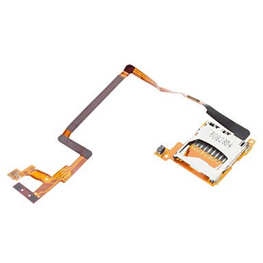 BBPReplacement SD Card Slot with Flex Cable for Nintendo DSi (Silver + Gold)
