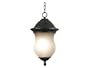 Kenroy Home 80544GBRZ Repartee One-Light Medium Hanging Lantern with 8-Inch French Scavo Glass Shade