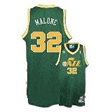 Adidas Utah Jazz Karl Malone Soul Swingman Alternate Jersey Large