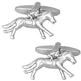 Race Horse Cufflinks - Horse Racing