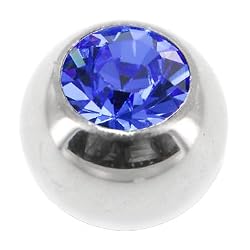 5mm Sapphire Swarovski Crystal Replacement Ball
