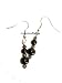Magnetic Hematite Dangle Earrings with Swarovski Crystal