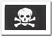 Trimbrite - Jolly Roger Flag Decals (T1896)