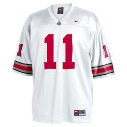 Nike Ohio State Buckeyes #11 White Replica Football Jersey (XX-Large)