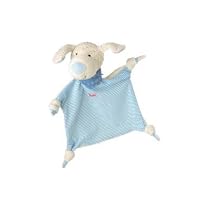 Pastel dog blue baby comforter