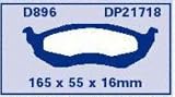 EBC Brake DP21718 Rear Premium Organic Pads