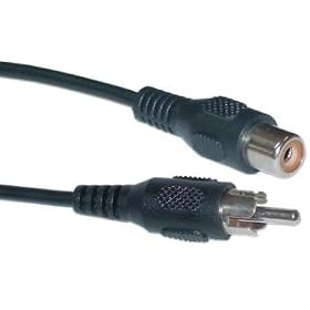 Buy 1 RCA Male 1 RCA Female RCA Extension Cable, 25 ft by Cblwhl now!