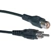 1 RCA Male / 1 RCA Female RCA Extension Cable, 25 ft