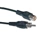 1 RCA Male / 1 RCA Female RCA Extension Cable, 25 ft