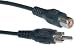 1 RCA Male / 1 RCA Female RCA Extension Cable, 6 ft