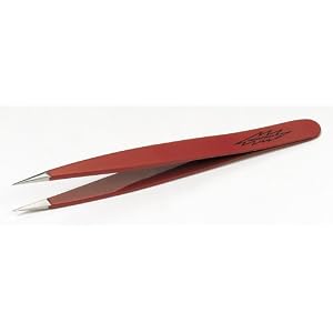 Tweezerman Stainless Steel Point Tweezer in Assorted Colors