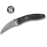 Smith & Wesson Crazy Horse Hawkbill Serrated Folder