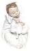 Nao All Bundled Up Porcelain Figurine