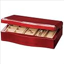 Ragar Maple Wave 3.25" High Jewelry Box in Cherry Stain