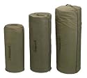 3488 BLACK SIDE ZIPPER CANVAS DUFFLE BAGS 21 X 36