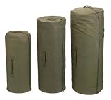 Side Zipper Canvas Duffle Bags