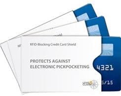 Lewis N. Clark RFID Credit Card Shield WHITE
