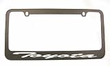 Toyota Script Black Metal License Plate Frame with 2 free caps