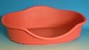 Plastic Dog Bed - Red (78CM)