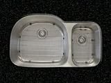 Ticor S405D Undermount 16-Gauge Stainless Steel Double-Bowl Kitchen Sink