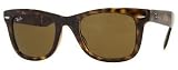 RAY-BAN RB 4105 Wayfarer Folding 710 Demi Brown/B-15XLT (Brown) Sunglasses, 50-22-140