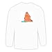 Long Sleeve T-shirt with orange, fish, blob