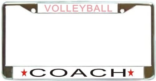 Volleyball Coach License Plate Frame (Brand New)