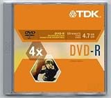 TDK DVD-R47HCCBX Armor Plated DVD-R 4.7GB Writeable Disc