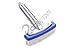 5″ Pool Spa Hot Tub Wall & Floor Polybristle Wall Brush With Aluminum Handle and EZ Clip