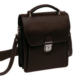 Katana - Sacoche 2 soufflets Grand format Cuir vachette grainé - Couleur Marron Katana - Sacoche 2 soufflets Grand format Cuir vachette grainé - Couleur Marron