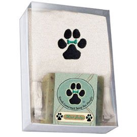 Single Gift Box with Paw&Bone Soap and Towel
