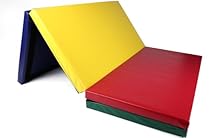 Hot Sale IncStores - 1.5" Folding Mat (Rainbow, 4 ft x 8 ft) - Perfect for tumbling, gymnastics, wrestling and general exercise mats