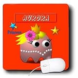 SmudgeArt Girl Name Designs - Princess Aurora - SmudgeArt Princess Name designs - Mouse Pads