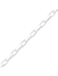 Sterling Silver 3.5mm Fancy Link Chain - 20 Inch
