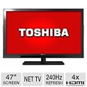 Toshiba 47TL515U 47-Inch Natural 3D 1080p 240 Hz LED-LCD HDTV with Net TV, Black