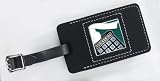 Calculator Leather Luggage Tag