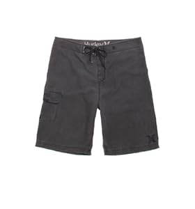 Hurley Men's One and Only Washed Out Boardshort, Black, 32