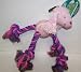 poodle32 - VoToys Tennis Ball Tugger Tyke Poodle Dog Toy