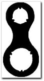 FJC Chrysler TXV to Evaporator (gold valve) Metal Gasket