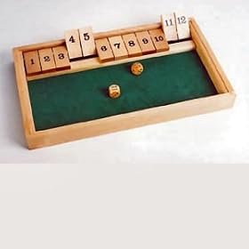 Wooden Shut The Box - 12 boxes to shut