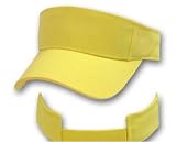 Blank Yellow Adjustable Visor