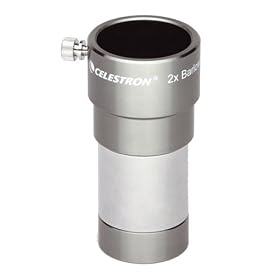 Celestron 1-1/4 inch Omni 2x Barlow Lens
