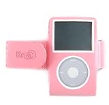 Kroo (Pink) Apple Ipod 5G Video 30Gb Adjustable Wrist/Armband - Full Lcd Screen & Click Wheel Protection + Home/Travel Charger + 12V Car Charger by PCMicroStore