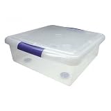 IRS170262 - Plastic Strge Box,Stackable/Nestable,18x28-1/2x6-1/4,CL